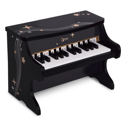 CLASSIC WORLD Pianino Czarne Drewniane Fantasy