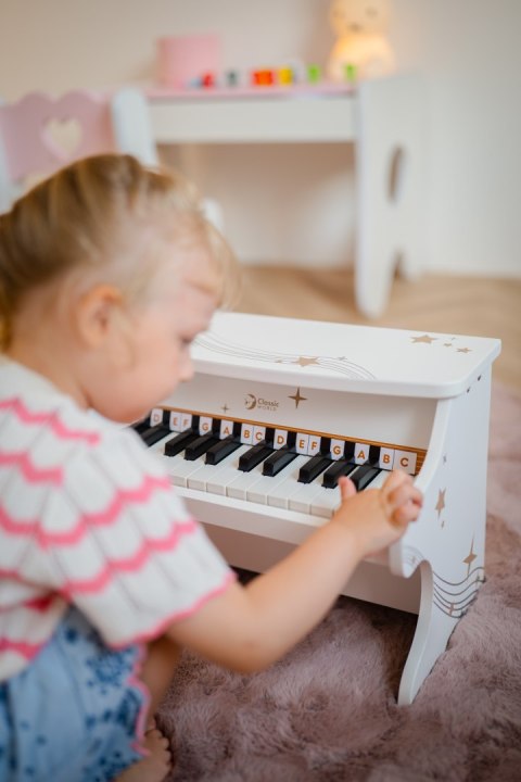 CLASSIC WORLD Pianino Czarne Drewniane Fantasy