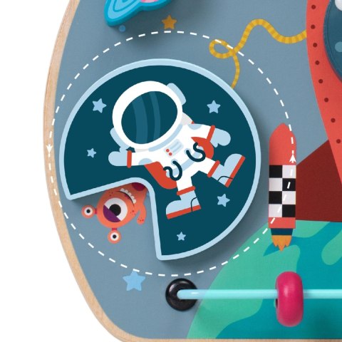 CLASSIC WORLD Tablica Manipulacyjna Wielofunkcyjna 6w1 Rakieta