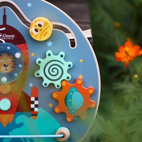 CLASSIC WORLD Tablica Manipulacyjna Wielofunkcyjna 6w1 Rakieta