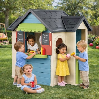 Domek do ogrodu dla dzieci Dom Szefa Kuchni Smoby Podwórko Ogród