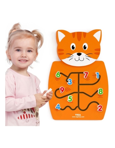 Drewniana Gra manipulacyjna Kotek Viga Toys Viga Toys