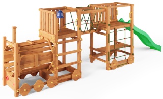 Duży Plac Zabaw Lokomotywa Ciuchcia dla dzieci na Ogród