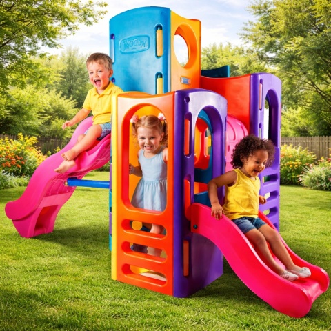 Little Tikes Wielki Plac Zabaw dla dzieci Małpi Gaj ze Zjeżdżalniami