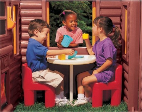 Ogrodowy Domek dla dzieci Chata z belek do ogrodu Little tikes