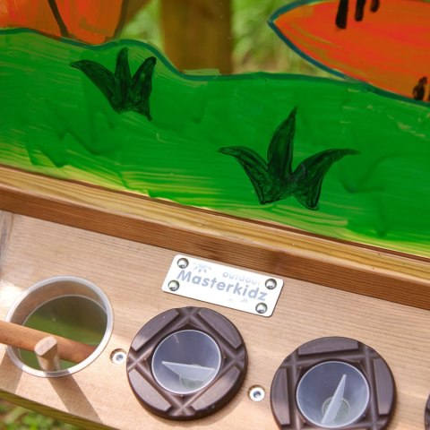 Kreatywna Tablica 4 Stronna Przezroczysta Akrylowa Do Malowania + Kubeczki przedszkole MASTERKIDZ