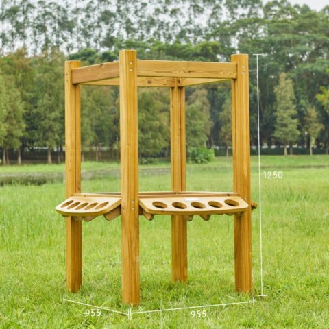 Kreatywna Tablica 4 Stronna Przezroczysta Akrylowa Do Malowania + Kubeczki przedszkole MASTERKIDZ