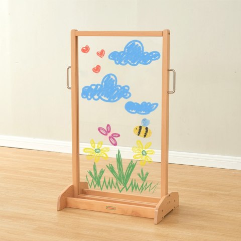 Kreatywne Okno Do Malowania Sztaluga Dwustronna MASTERKIDZ