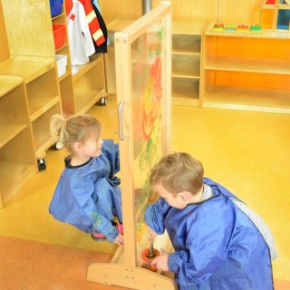 Kreatywne Okno Do Malowania Sztaluga Dwustronna MASTERKIDZ