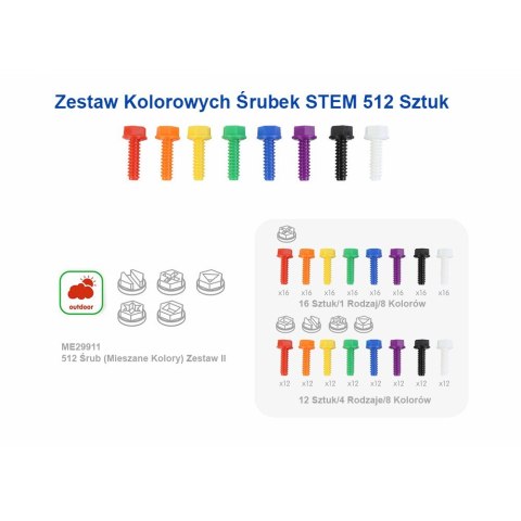 Tablice Kreatywne STEM + Panele Montażowe + Akcesoria Zestaw XXL Masterkidz szkoła przedszkole