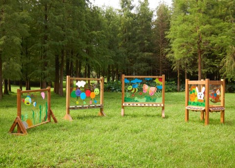 Przezroczysta Akrylowa Tablica Malarska + Kubeczki szkoły przedszkola MASTERKIDZ