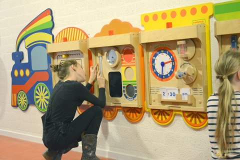 System Do Montażu 5 Tablic Masterkidz Flex - Pociąg szkoła przedszkole MASTERKIDZ