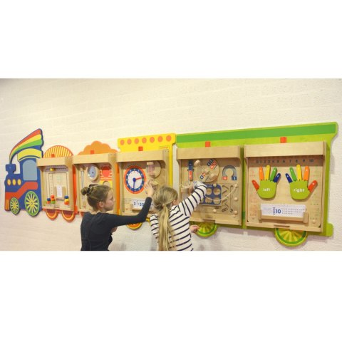 System Do Montażu 5 Tablic Masterkidz Flex - Pociąg szkoła przedszkole MASTERKIDZ
