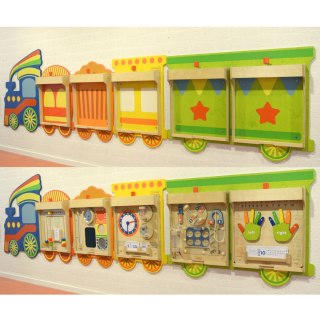 System Do Montażu 5 Tablic Masterkidz Flex - Pociąg szkoła przedszkole MASTERKIDZ