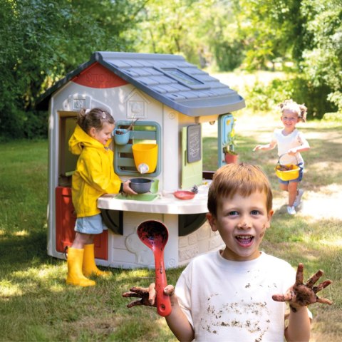 Ogrodowy Domek dla dzieci z Kuchnią +16 elementów SMOBY