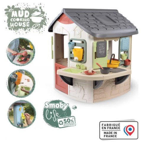 Ogrodowy Domek dla dzieci z Kuchnią +16 elementów SMOBY