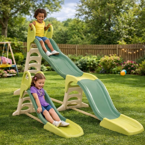 Smoby Zjeżdżalnia dla dzieci MEGAGLISS 2w1 ogród podwórko