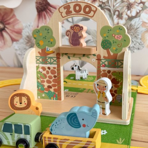 TOOKY TOY Zestaw Mini ZOO Przenośny Zestaw Torba Zwierzęta