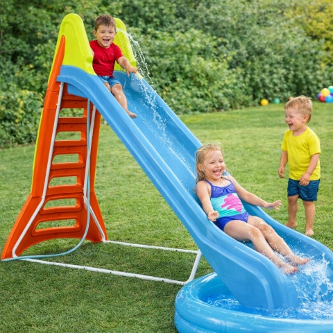 Wielka Zjeżdżalnia Ogrodowa dla Dzieci ze ślizgiem wodnym 285 cm Feber