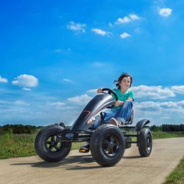 Gokart na pedały Black Edition BFR Pompowane koła od 5 lat do 100 kg Berg