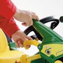 Duży Traktor dla dzieci na pedały Biegi Pompowane Koła Rolly Toys John Deere