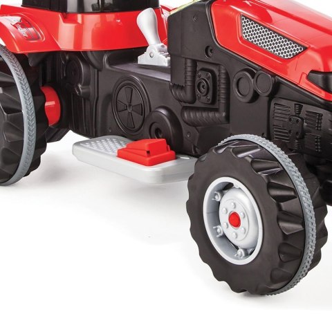 Duży czerwony traktor na akumulator 6V Woopie Duży czerwony traktor na akumulator 6V Woopie