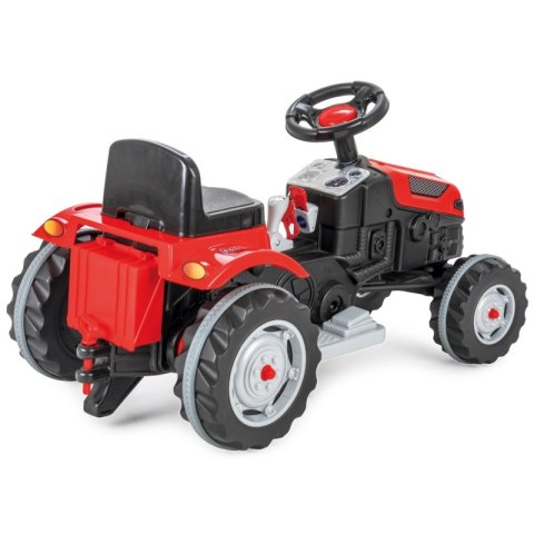 Duży czerwony traktor na akumulator 6V Woopie Duży czerwony traktor na akumulator 6V Woopie