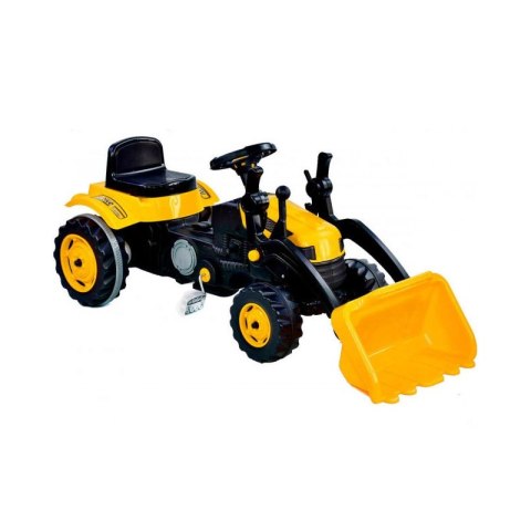 Duży Traktor dla Dzieci Na Pedały Spychacz Żółty Woopie Duży Traktor dla Dzieci Na Pedały Spychacz Żółty Woopie