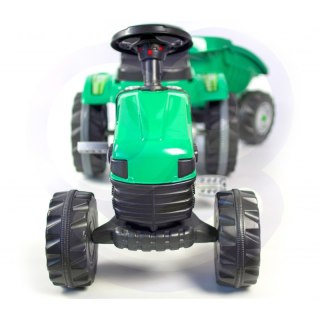 Traktor dla dzieci na Pedały z Przyczepą Farmer GoTrac MAXI Ciche Koła