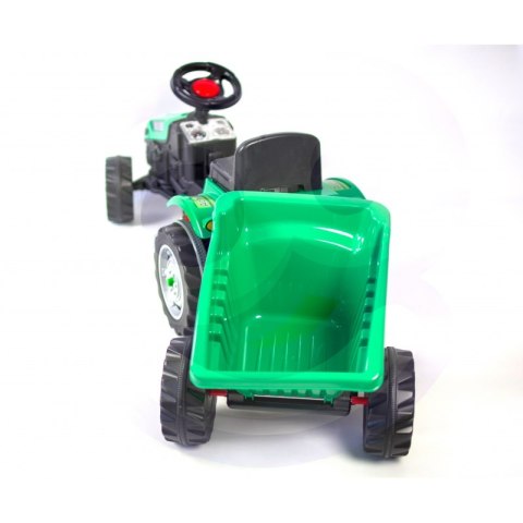 Traktor dla dzieci na Pedały z Przyczepą Farmer GoTrac MAXI Ciche Koła