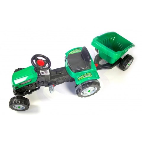 Traktor dla dzieci na Pedały z Przyczepą Farmer GoTrac MAXI Ciche Koła