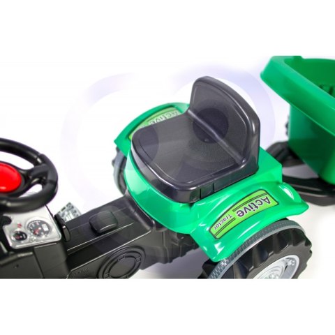 Traktor dla dzieci na Pedały z Przyczepą Farmer GoTrac MAXI Ciche Koła