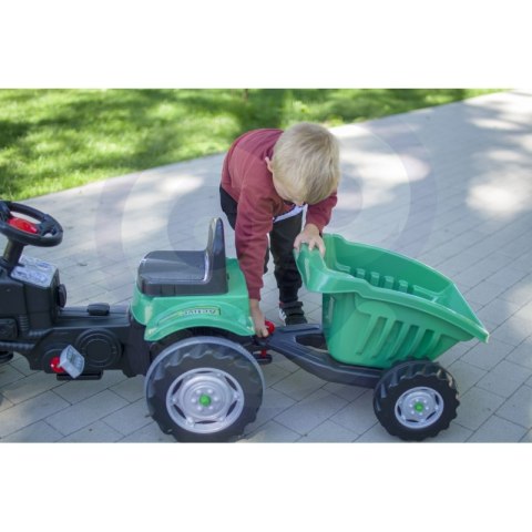 Traktor dla dzieci na Pedały z Przyczepą Farmer GoTrac MAXI Ciche Koła