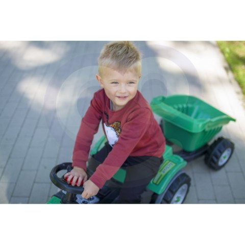 Traktor dla dzieci na Pedały z Przyczepą Farmer GoTrac MAXI Ciche Koła