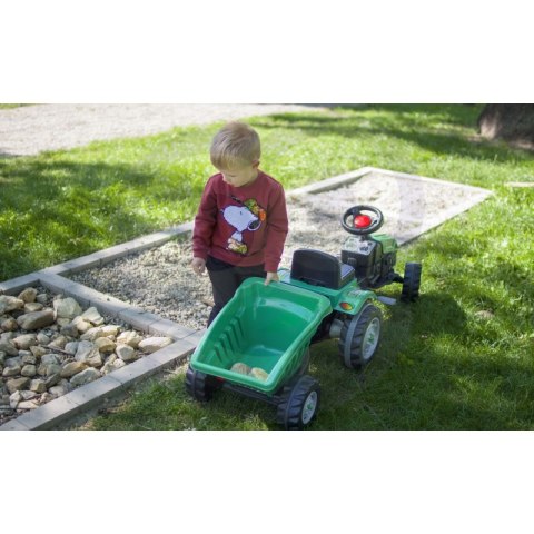 Traktor dla dzieci na Pedały z Przyczepą Farmer GoTrac MAXI Ciche Koła