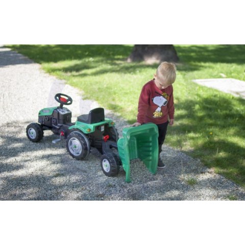 Traktor dla dzieci na Pedały z Przyczepą Farmer GoTrac MAXI Ciche Koła