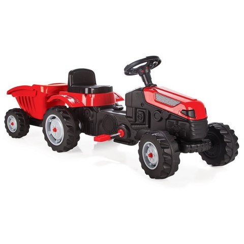 Traktor na Pedały Farmer GoTrac MAXI z Przyczepą Ciche Koła Woopie Traktor na Pedały Farmer GoTrac MAXI z Przyczepą Ciche Koła Woopie