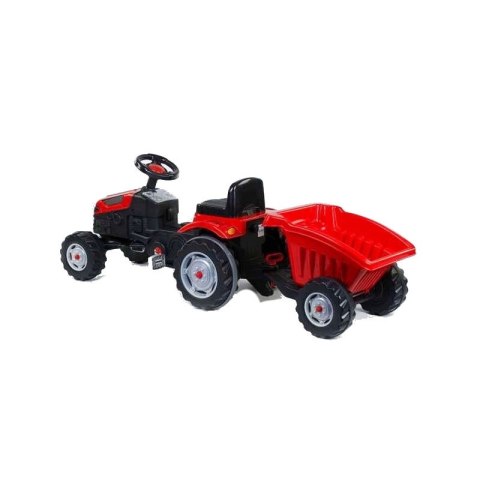 Traktor na Pedały Farmer GoTrac MAXI z Przyczepą Ciche Koła Woopie Traktor na Pedały Farmer GoTrac MAXI z Przyczepą Ciche Koła Woopie