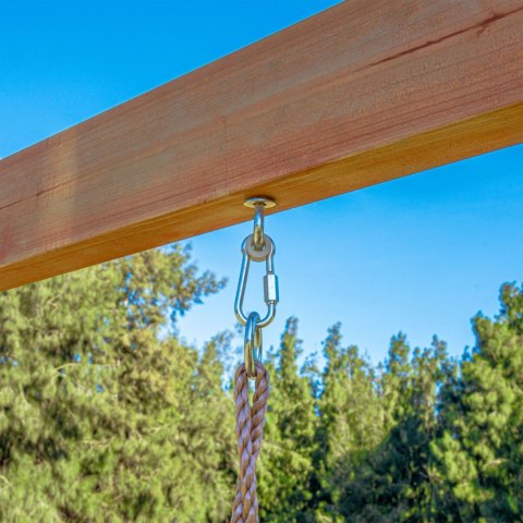 Duży Plac Zabaw Drewniany Zjeżdżalnia Hustawki Ścianka Wspinaczkowa + Wieża AXI Mitch