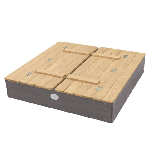 Piaskownica dla dzieci na Podwórko Ogród Ella 100 x 95 z Ławeczkami Szara