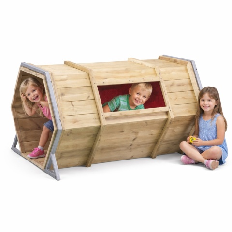 Drewniany Plac Zabaw Baza XXL Tunel do Czołgania dla dzieci CLASSIC WORLD EDU