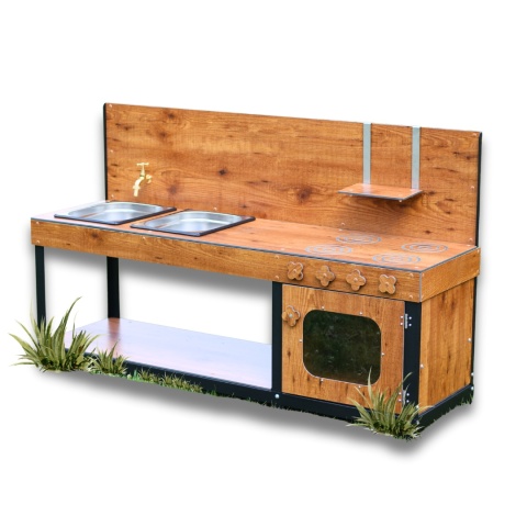 Duża Kuchnia błotna Eu Geniusza dla dzieci Materiał Premium + akcesoria Gratis