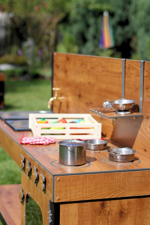 Duża Kuchnia błotna Eu Geniusza dla dzieci Materiał Premium + akcesoria Gratis