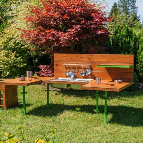 Duża kuchnia błotna do przedszkola szkoły Kreatywna Eko Kuchnia