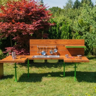 Duża kuchnia błotna do przedszkola szkoły Kreatywna Eko Kuchnia