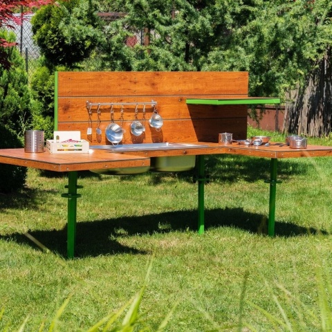 Duża kuchnia błotna do przedszkola szkoły Kreatywna Eko Kuchnia