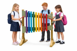 Kolorowe Cymbałki Wolnostojące 95cm dla dzieci Outdoor MASTERKIDZ