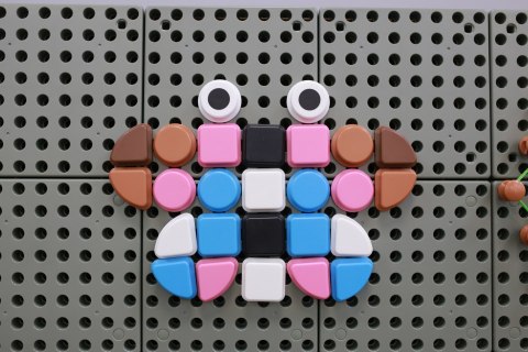 Drewniana Tablica Naukowa STEM dla dzieci Wolnostojąca XXL w Kształcie Domu + Akcesoria MASTERKIDZ