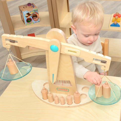 MASTERKIDZ Drewniana Waga Szalkowa