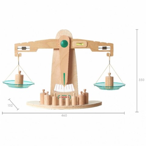MASTERKIDZ Drewniana Waga Szalkowa